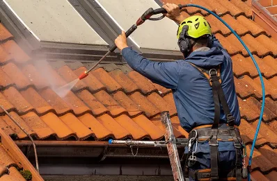 Démoussage et hydrofuge de toiture à Gouvets